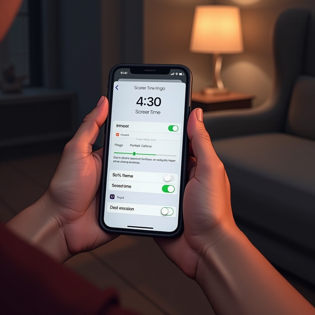 configurar el tiempo de pantalla para un miembro de la familia en el iPhone