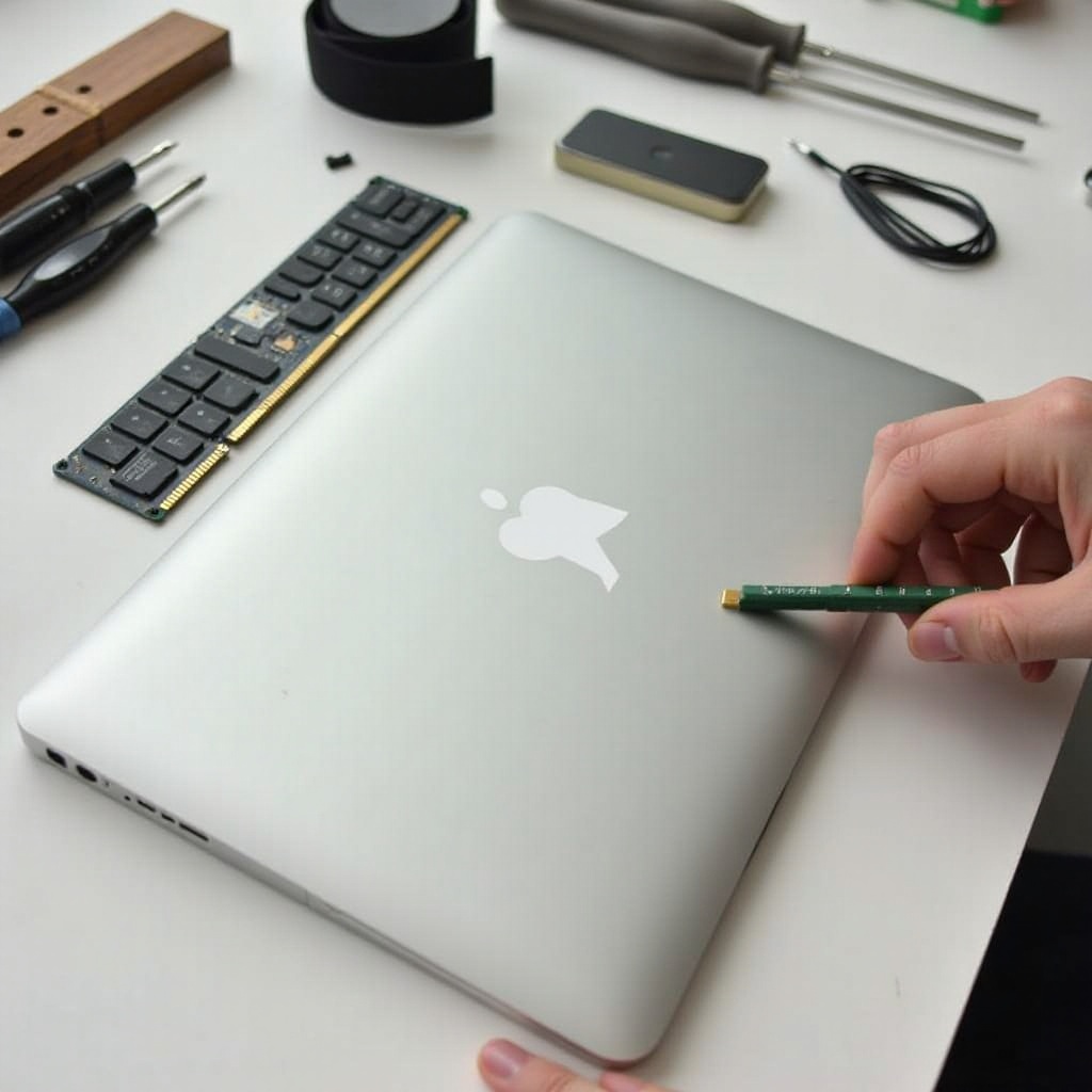 reemplazo de RAM del MacBook Air a1495