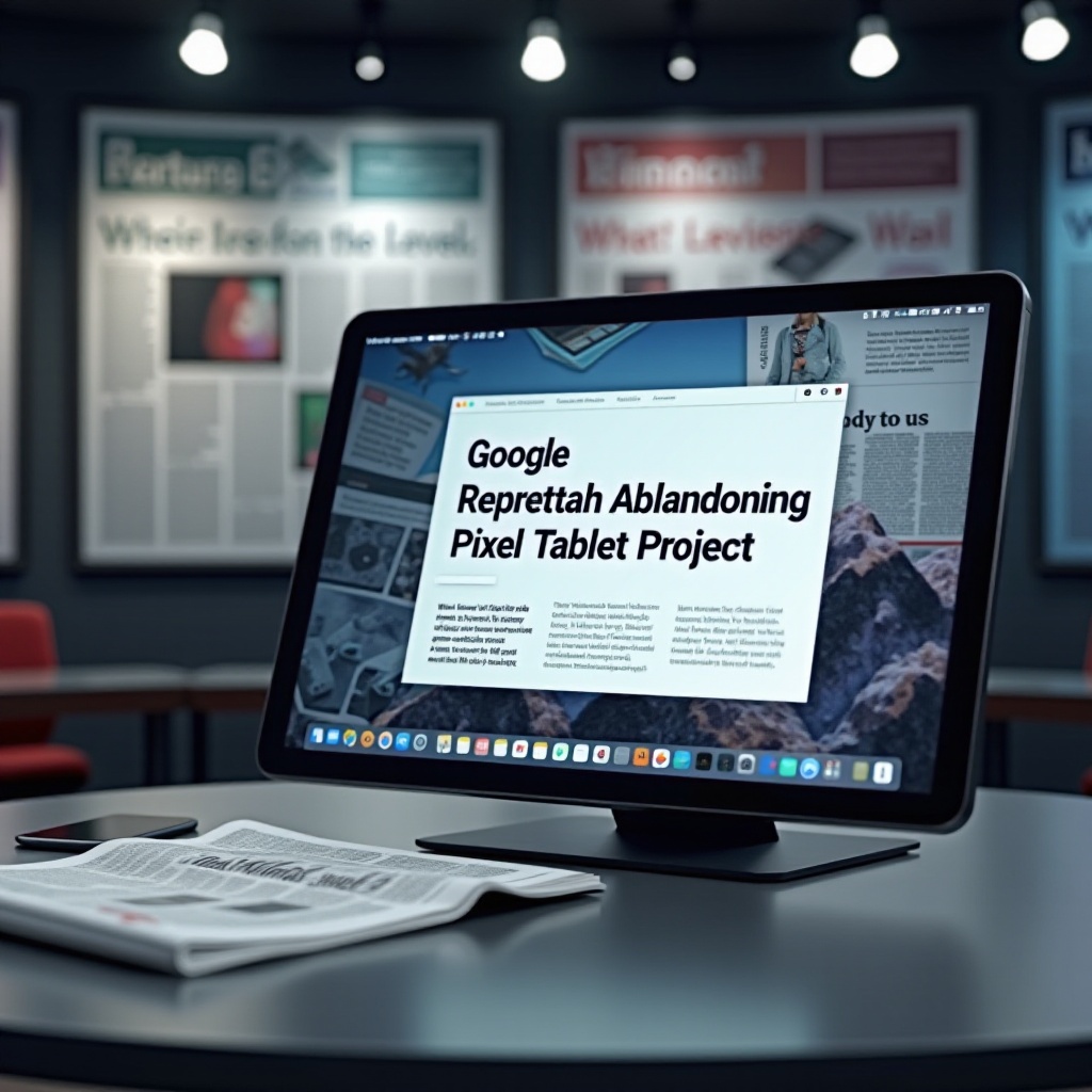 Google supuestamente está abandonando el proyecto de la tableta Pixel.