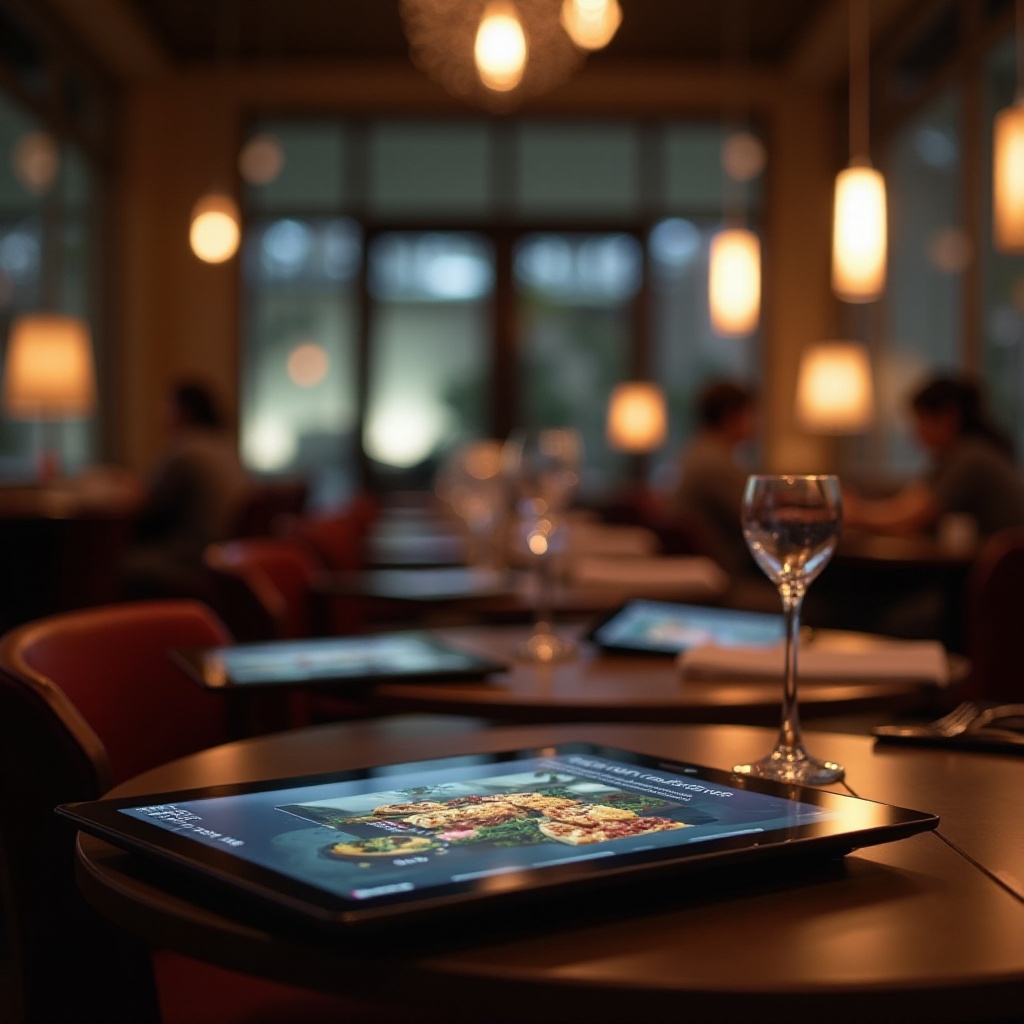 tablette de menu points clés