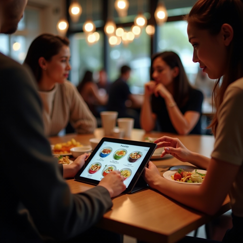 tablette de menu points clés