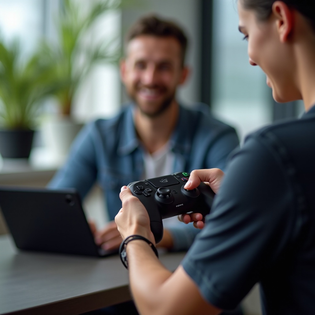 rog ally, ¿puedes conectarte a una tableta?