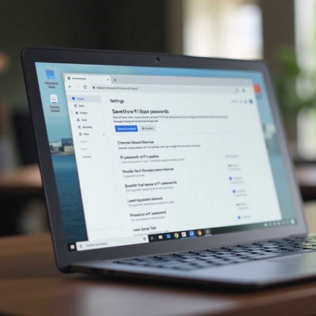 how to see the internet password on chromebook